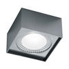 AUFBAULEUCHTE Kari 12/12/7 cm   - Nickelfarben, Design, Metall (12/12/7cm) - Helestra