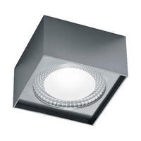 AUFBAULEUCHTE Kari 12/12/7 cm   - Nickelfarben, Design, Metall (12/12/7cm) - Helestra