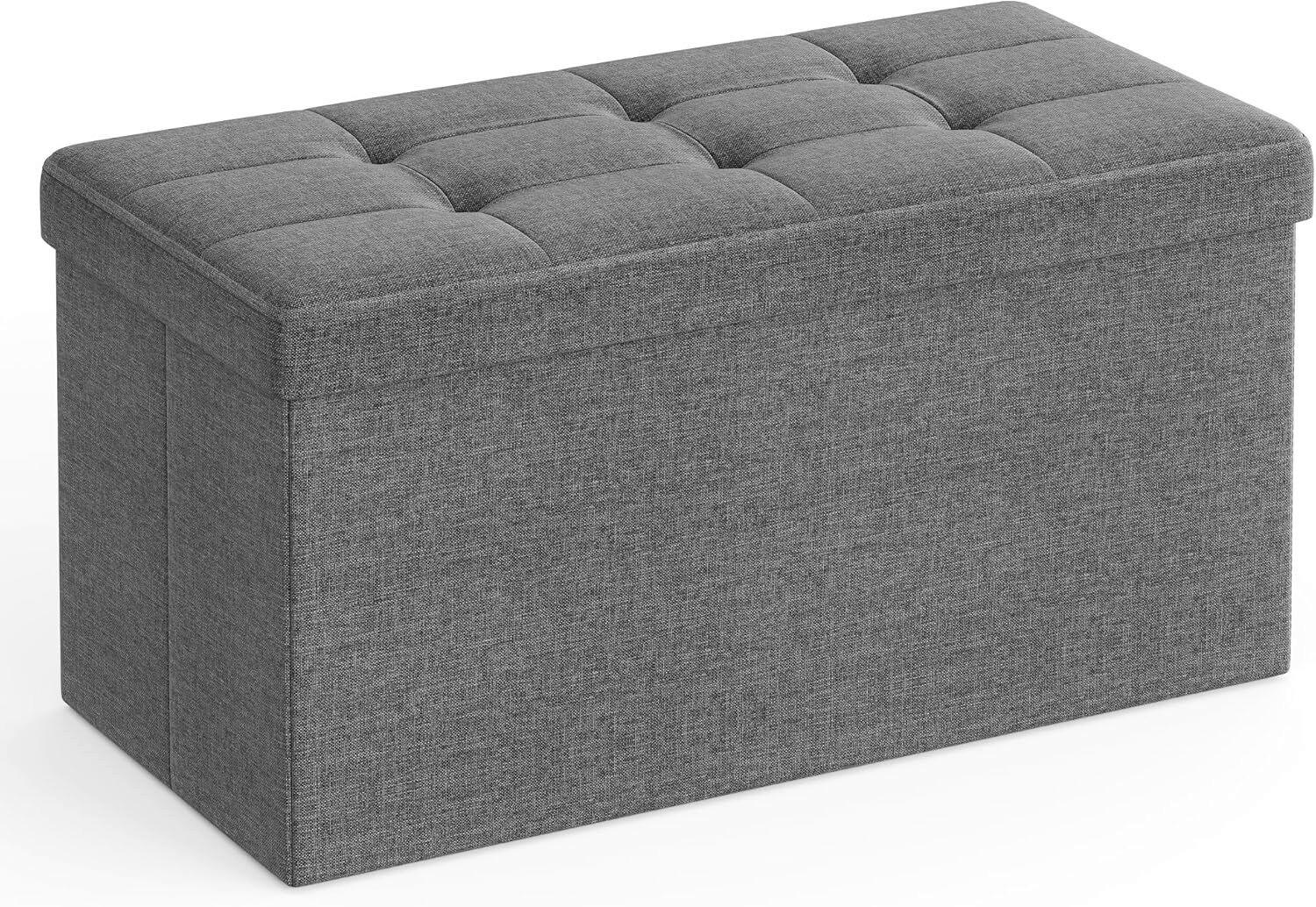 SITZBOX in Textil, Holzwerkstoff Grau  - Grau, Basics, Holzwerkstoff/Textil (78/38/38cm)