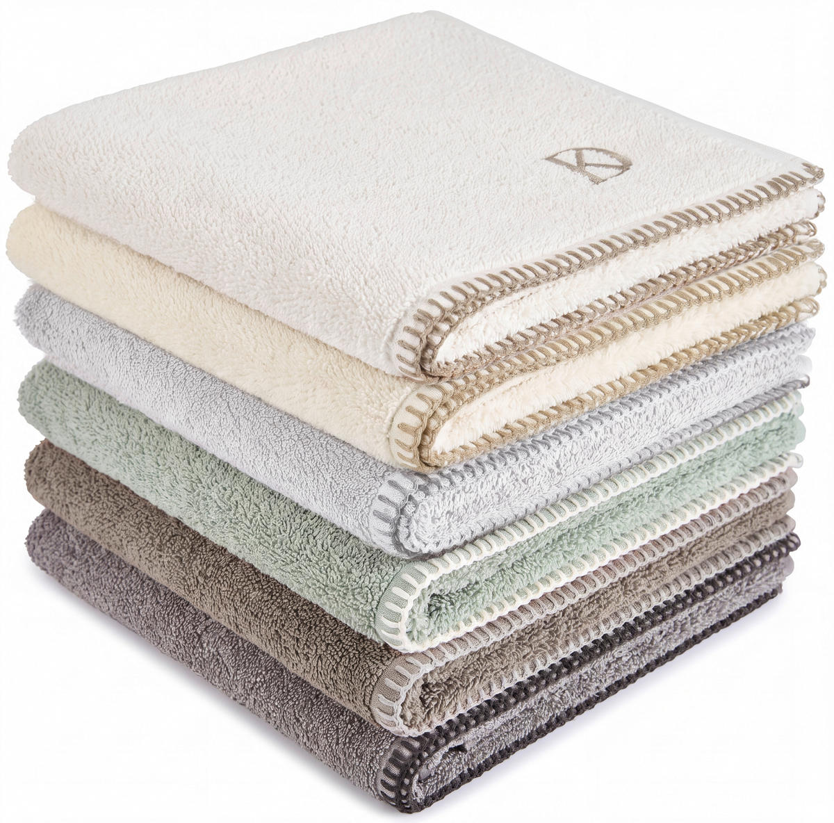 HANDTUCH BOLANO Beige  - Beige, KONVENTIONELL, Textil (50/100cm) - Dieter Knoll