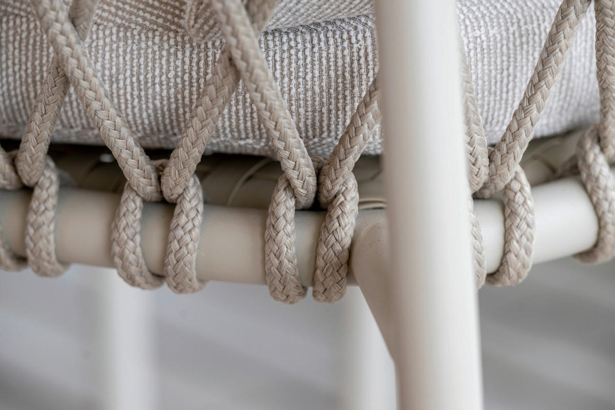 GARTENSESSEL Aluminium Greige  - Greige, Natur, Textil/Metall (69/79/62cm) - Stern