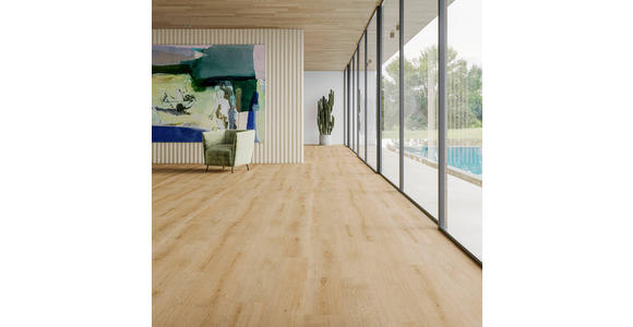 VINYLBODEN Eiche Elegance Premium per m² - Eichefarben, KONVENTIONELL, Kunststoff (123,5/19,2/0,5cm) - Venda