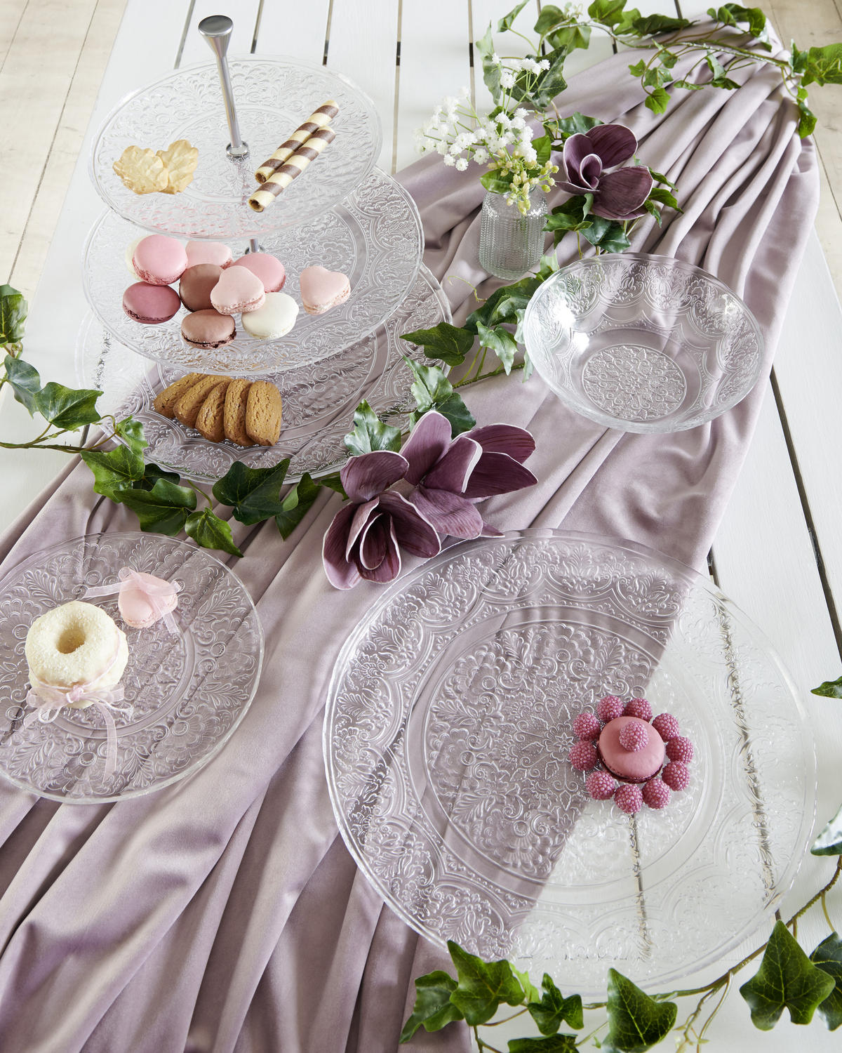 DEKORAČNÍ TALÍŘ - průhledné, Basics, sklo (22/1,5cm) - Ambia Home