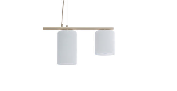 HÄNGELEUCHTE 80/12/120 cm  - Sandfarben, Trend, Glas/Metall (80/12/120cm) - Novel