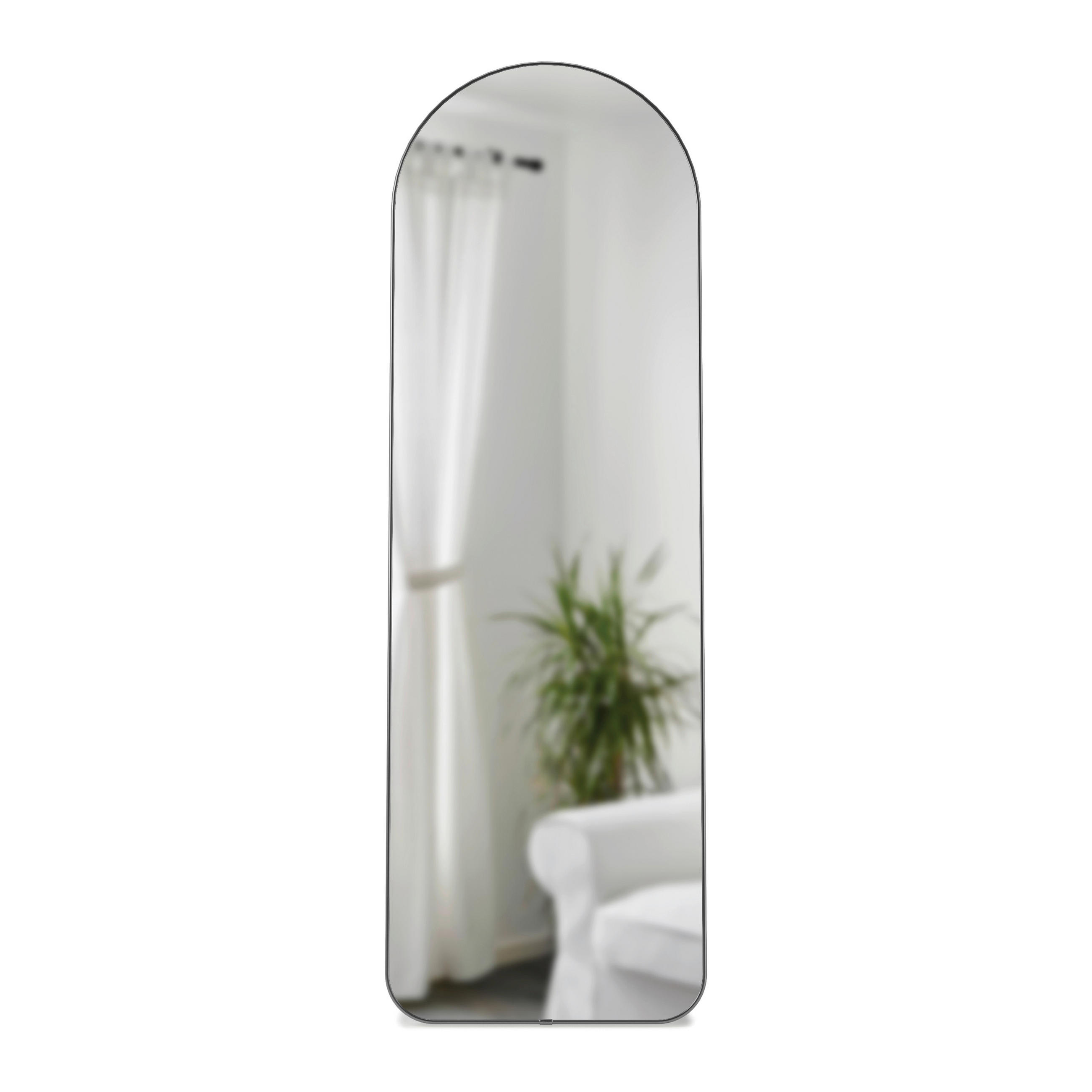 STANDSPIEGEL 51/158/4 cm - Titanfarben/Goldfarben, Basics, Glas/Metall (51/158/4cm) - Umbra