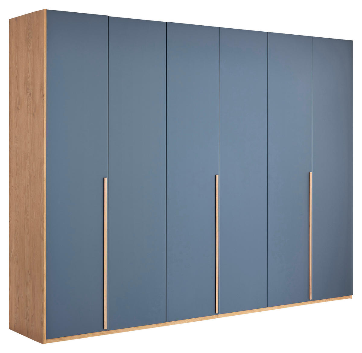 SCHLAFZIMMER Blau, Eichefarben  - Blau/Eichefarben, Design, Holz/Holzwerkstoff (180/200cm) - Musterring