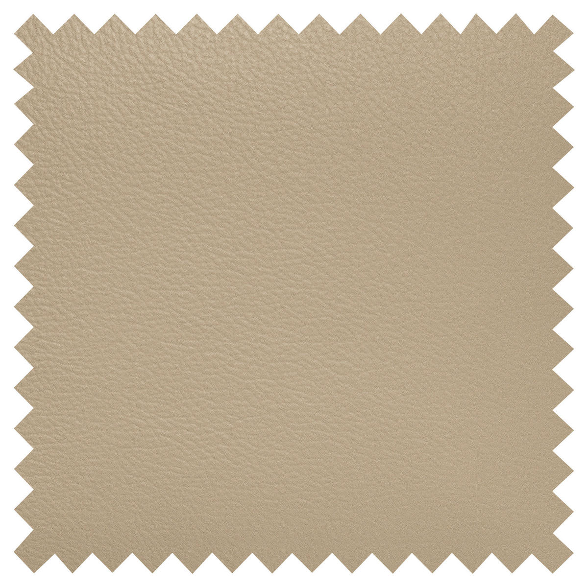 ECKSOFA Lederlook Echtleder Beige  - Chromfarben/Beige, Design, Leder/Textil (176/242cm) - Livetastic