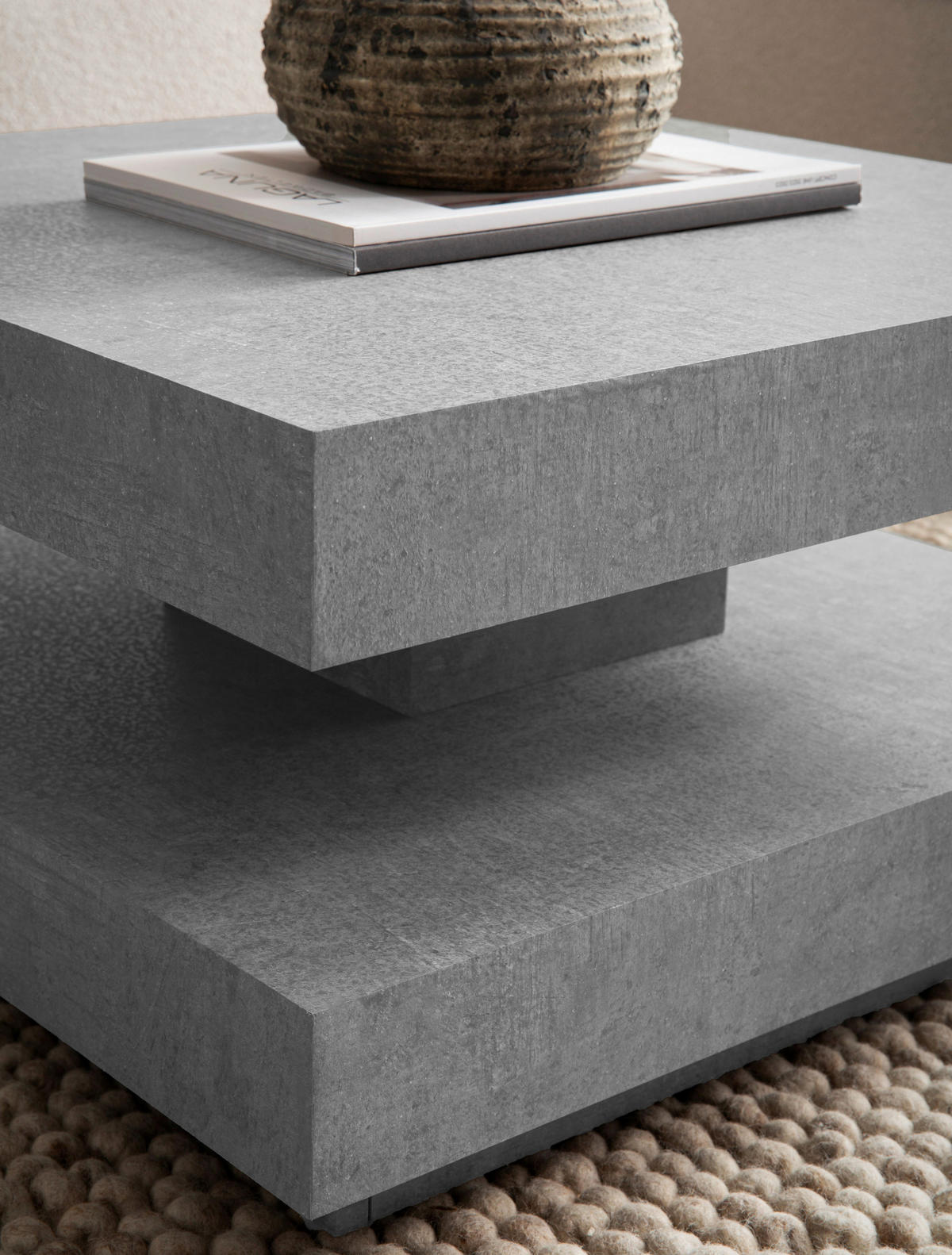 COUCHTISCH in Holzwerkstoff 60/60/34 cm  - Grau, Design, Holzwerkstoff (60/60/34cm) - Livetastic