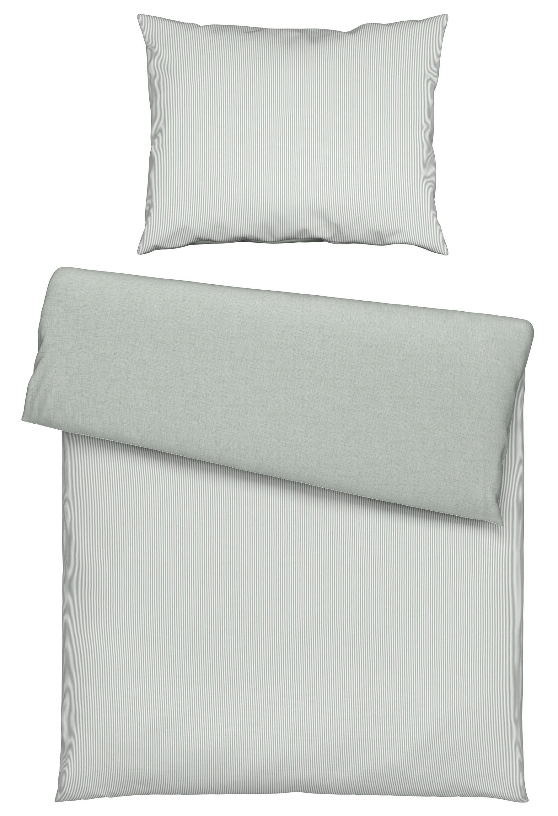 POSTELJINA SA DVA LICA FINN 140/200 cm flanel zelena, bela  - zelena/bela, Konvencionalno, tekstil (140/200cm) - Esposa