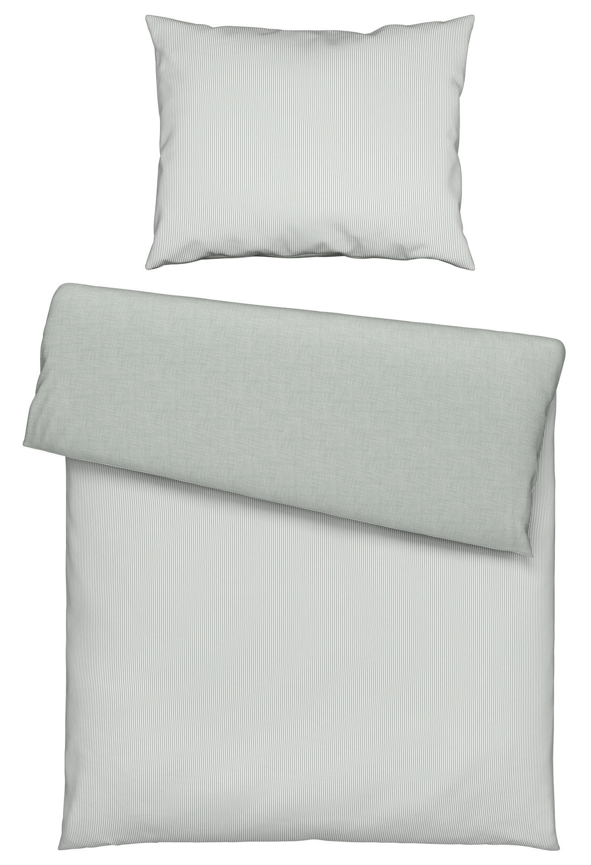 POSTELJINA SA DVA LICA FINN 140/200 cm flanel zelena, bela  - zelena/bela, Konvencionalno, tekstil (140/200cm) - Esposa