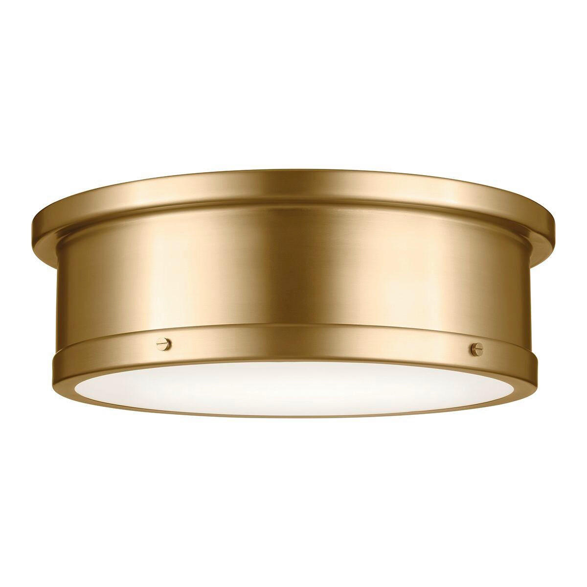 DECKENLEUCHTE Kichler 14,6/45,7 cm  - Goldfarben, Design, Glas/Metall (14,6/45,7cm) - Elstead Lighting