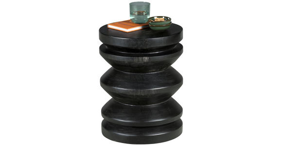 BEISTELLTISCH in Holz 30/30/45 cm  - Schwarz, Trend, Holz (30/30/45cm) - Ambia Home