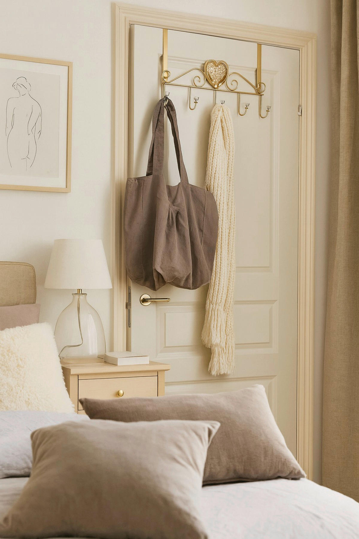 TÜRGARDEROBE  in Goldfarben  - Goldfarben, Design, Metall (6/45/26cm) - MID.YOU