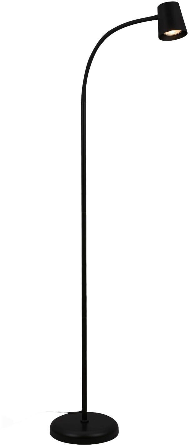 LED-STEHLEUCHTE 42.5/127.5 cm    - Schwarz, Design, Kunststoff/Metall (42.5/127.5cm)