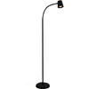 LED-STEHLEUCHTE 42.5/127.5 cm    - Schwarz, Design, Kunststoff/Metall (42.5/127.5cm)