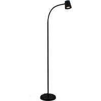 LED-STEHLEUCHTE 42.5/127.5 cm    - Schwarz, Design, Kunststoff/Metall (42.5/127.5cm)
