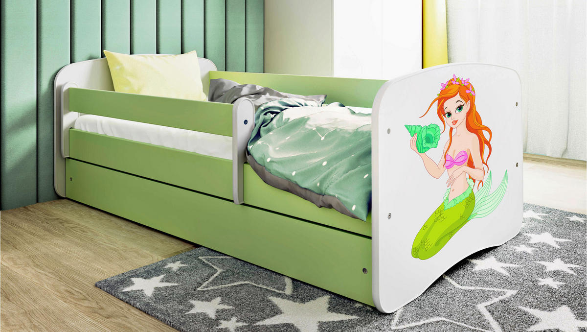 KINDER-/JUNIORBETT - Birkefarben/Weiß, MODERN, Holz/Holzwerkstoff (80/160cm) - MID.YOU