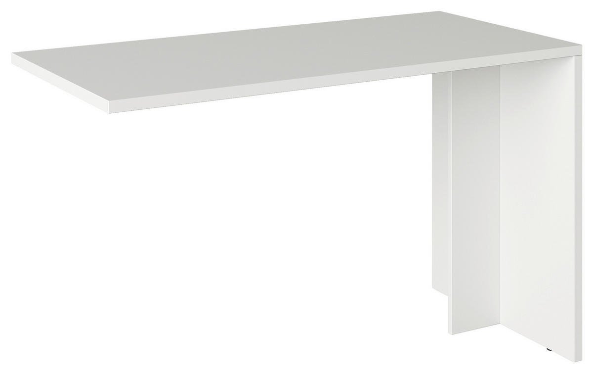 PISALNA MIZA leseni material bela  - bela, Basics, leseni material (120/58/75cm) - MID.YOU