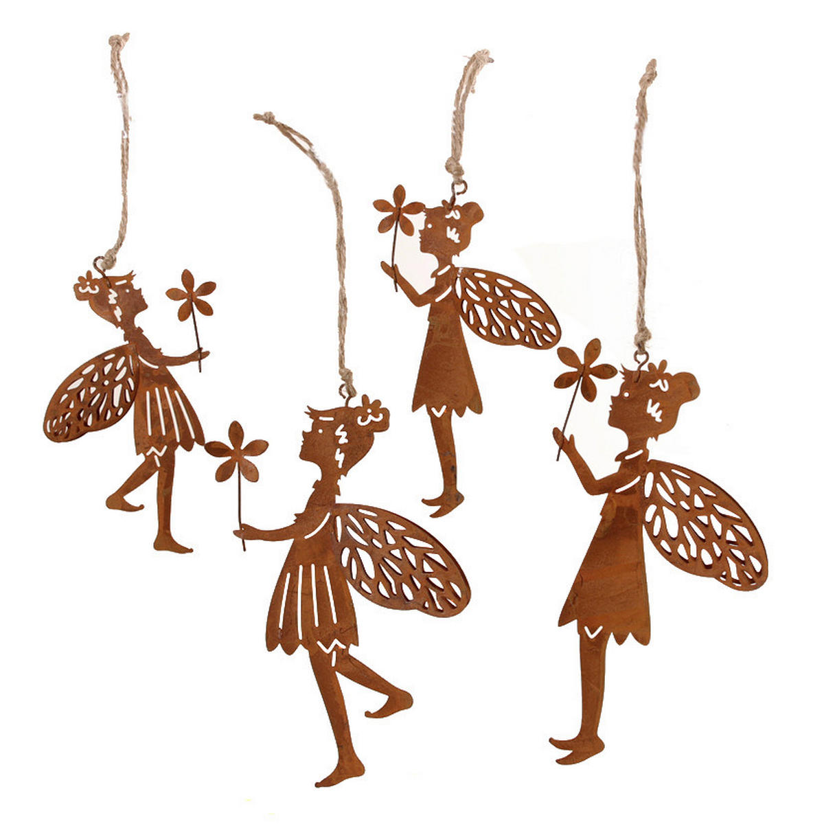 ZÁVĚSNÁ DEKORACE - Natur, kov (9/15cm)