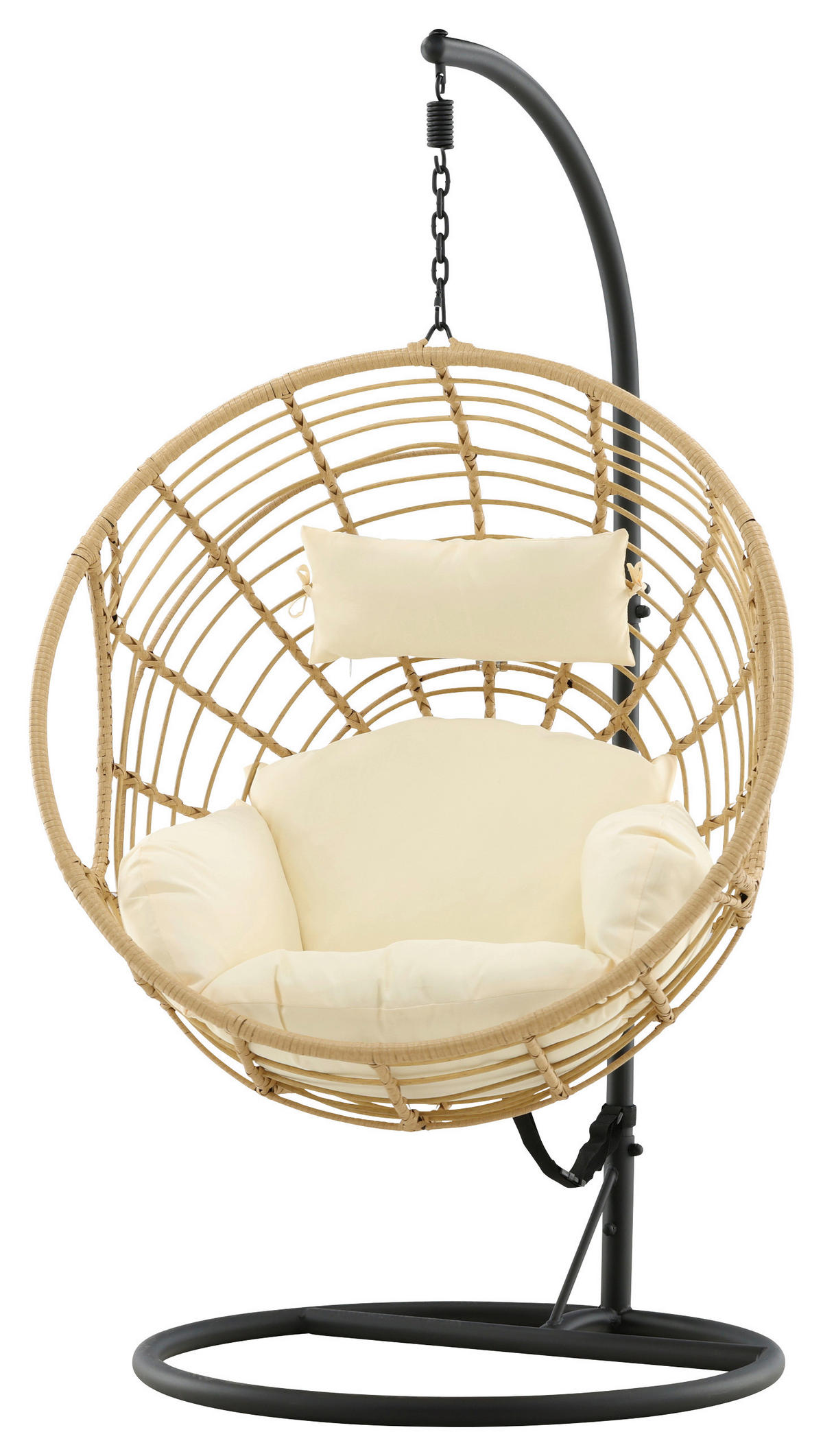 HÄNGESESSEL 105/186/160 cm  - KONVENTIONELL, Holz (105/186/160cm) - Gardenson
