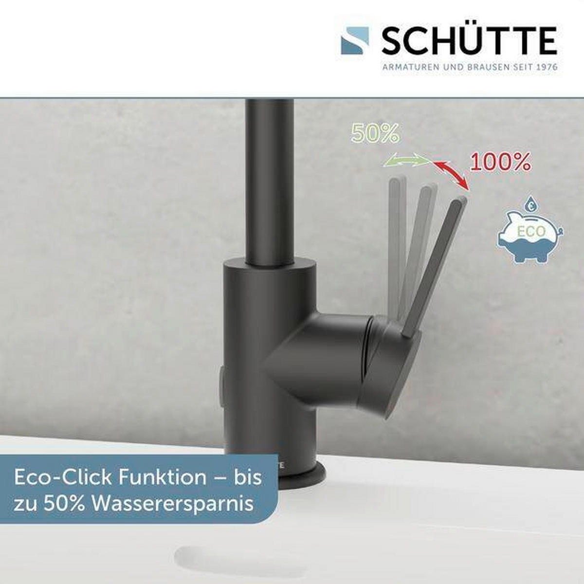 FÜRDŐSZOBAI CSAPTELEP 5/24,5/17,5 cm  - fekete, Basics, fém (5/24,5/17,5cm) - Schütte