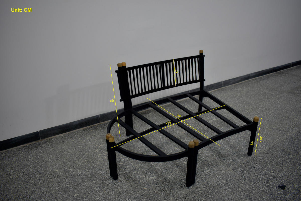 Set Lounge 3 piese   295/107/79 cm  - gri deschis/antracit, Design, lemn/metal (295/107/79cm) - Ambia Garden