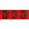 KÜCHENLÄUFER 60/180 cm Hot Chilli Rot, Grau, Grün  - Rot/Grau, KONVENTIONELL, Kunststoff/Textil (60/180cm) - wash+dry