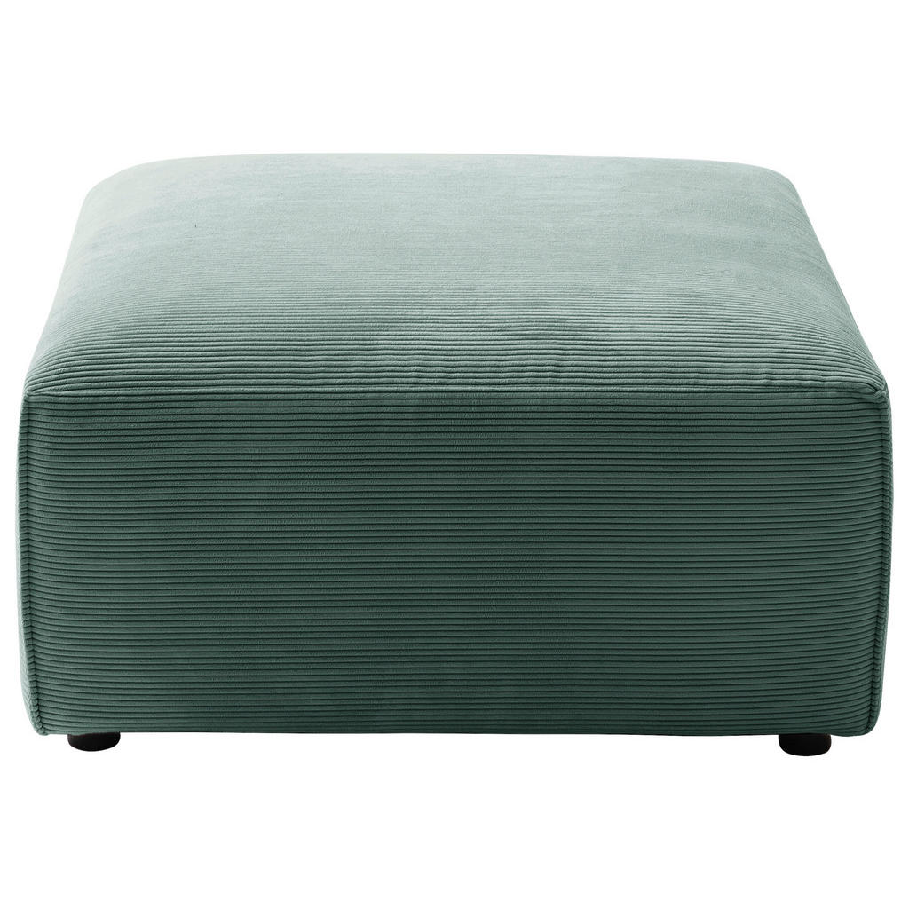 Thumbnail - Pure Home Lifestyle Hocker, Grün, Textil, quadratisch, 80x71x80 cm, Goldenes M, Oeko-Tex® Standard 100, DGM-Klimapakt, D...