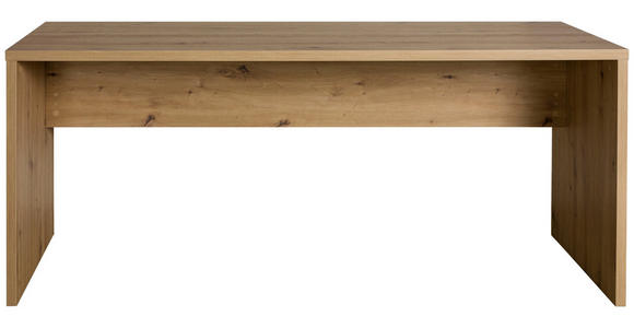 SCHREIBTISCH 180/69/74 cm in Eiche Artisan - Eiche Artisan, Design, Holzwerkstoff (180/69/74cm) - Carryhome
