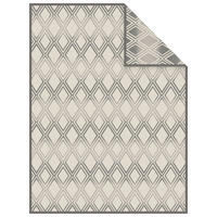 DECKE 3534-800 150/200 cm  - Weiß/Grau, KONVENTIONELL, Textil (150/200cm) - Bugatti