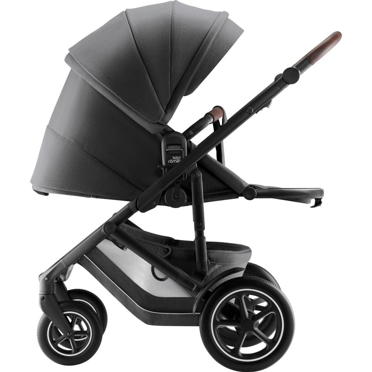 KINDERWAGEN  Smile 5Z  Mineral Grey  - Grau, Basics, Textil/Metall (57/112/97.7cm) - Britax Römer