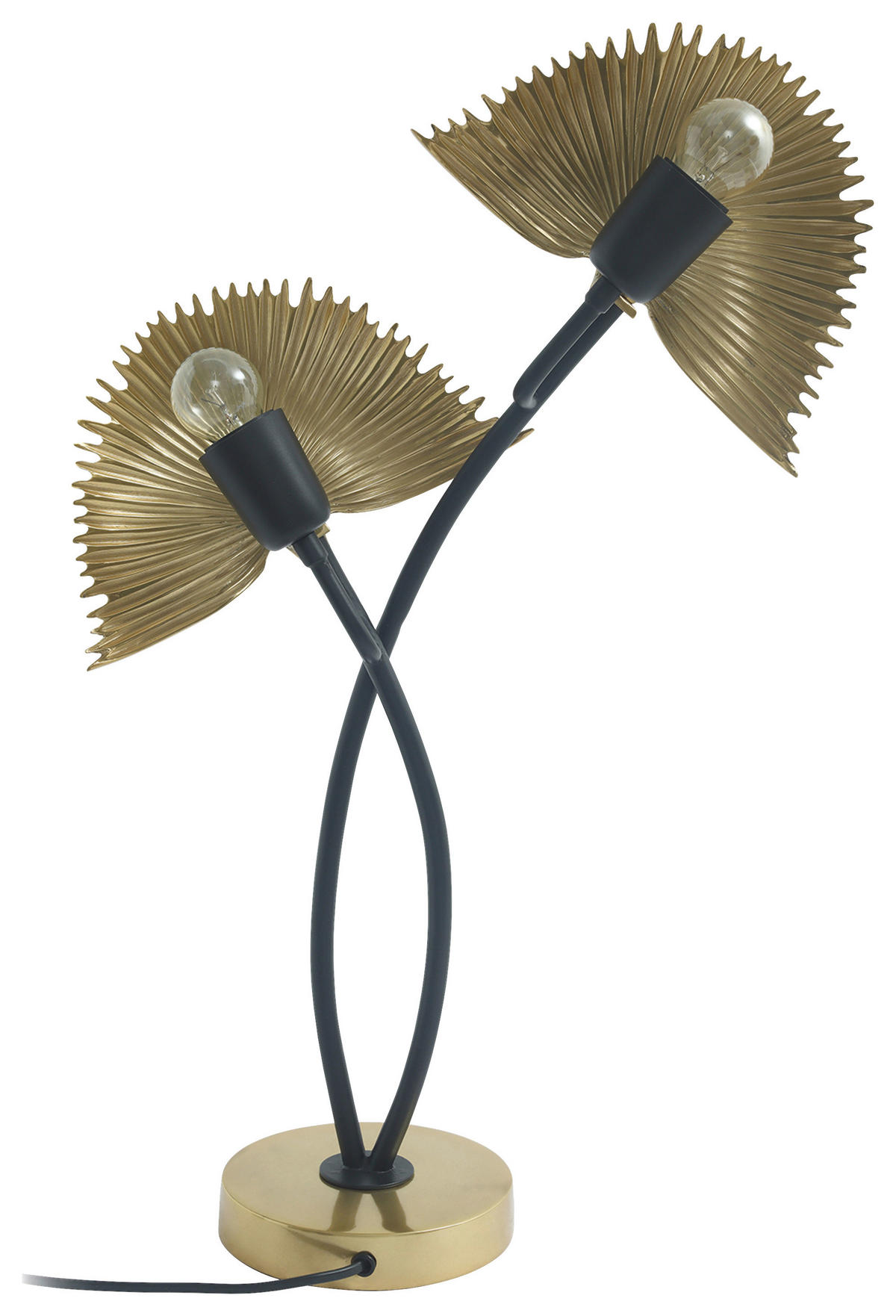 TISCHLEUCHTE - Goldfarben, Basics, Metall (38/16/60cm) - Kayoom