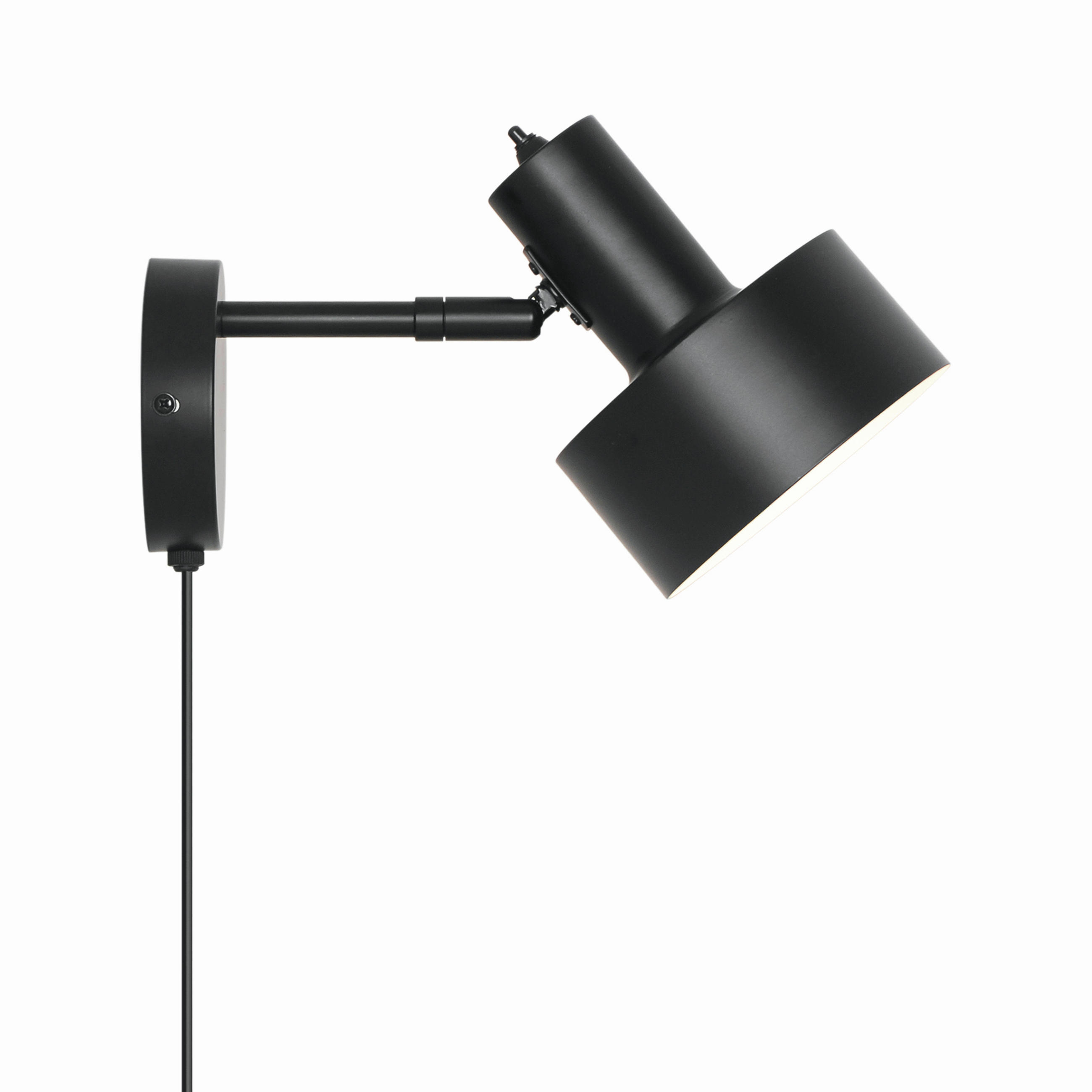 WANDLEUCHTE 27/12,5/17 cm   - Schwarz, KONVENTIONELL, Metall (27/12,5/17cm) - Nordlux