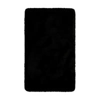 BADTEPPICH Schwarz 80/150 cm  - Schwarz, Basics, Textil (80/150cm) - WECON HOME