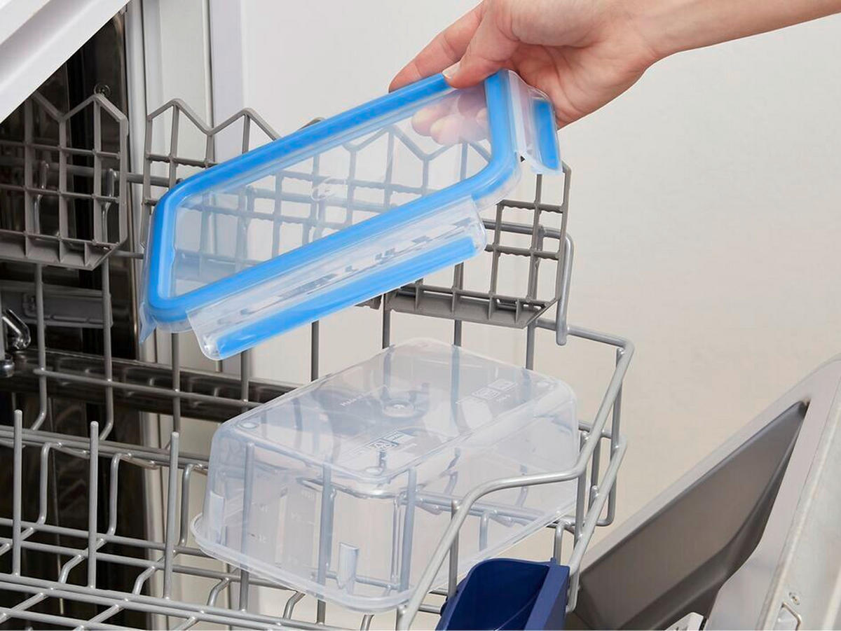 FRISCHHALTEDOSENSET Clip & Close 5-teilig  - Transparent, Basics, Kunststoff (16,7/11,7/27,1cm) - Emsa