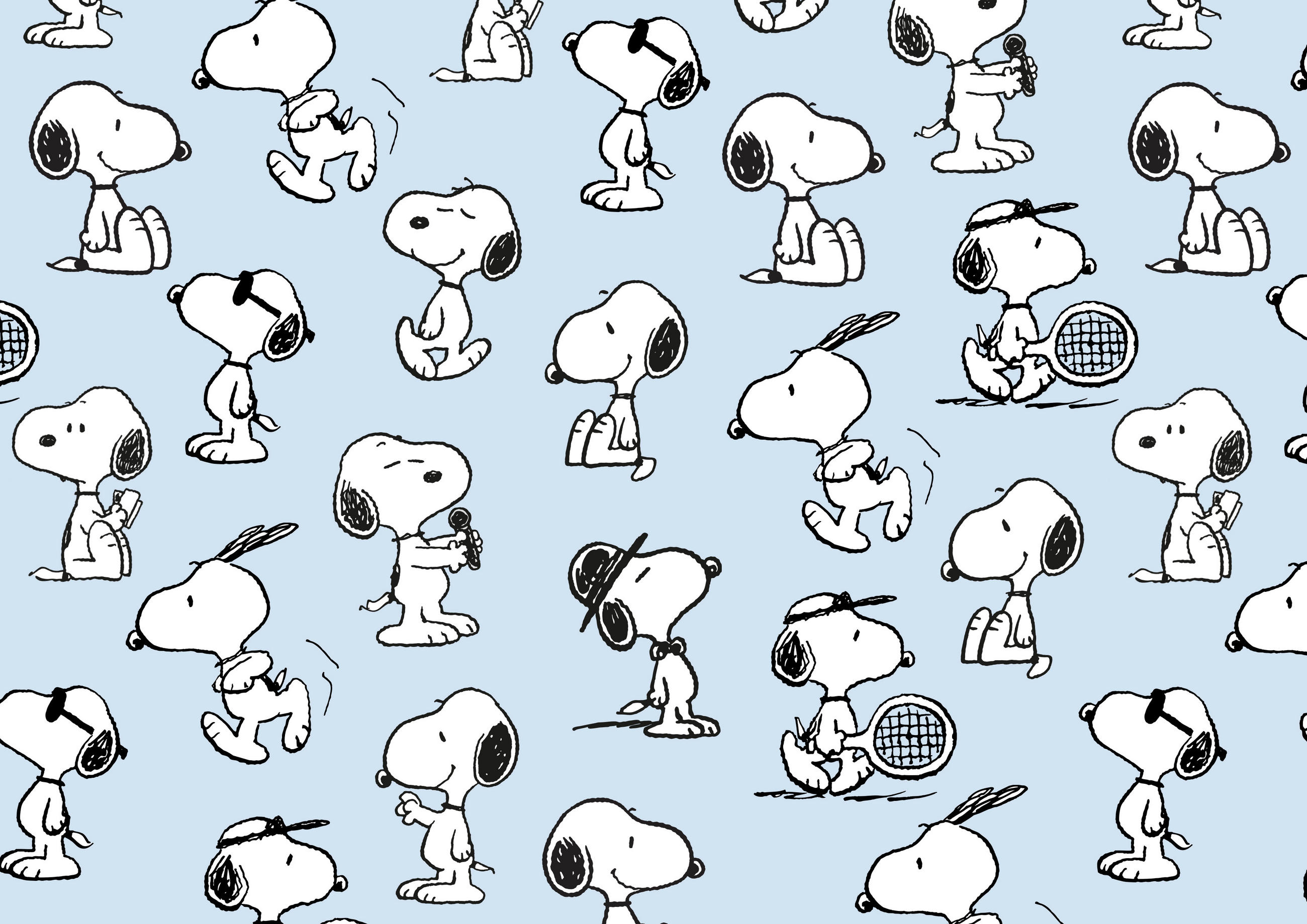 GESCHENKPAPIER  - Pastellblau/Weiß, Trend, Papier (4/70/4cm)