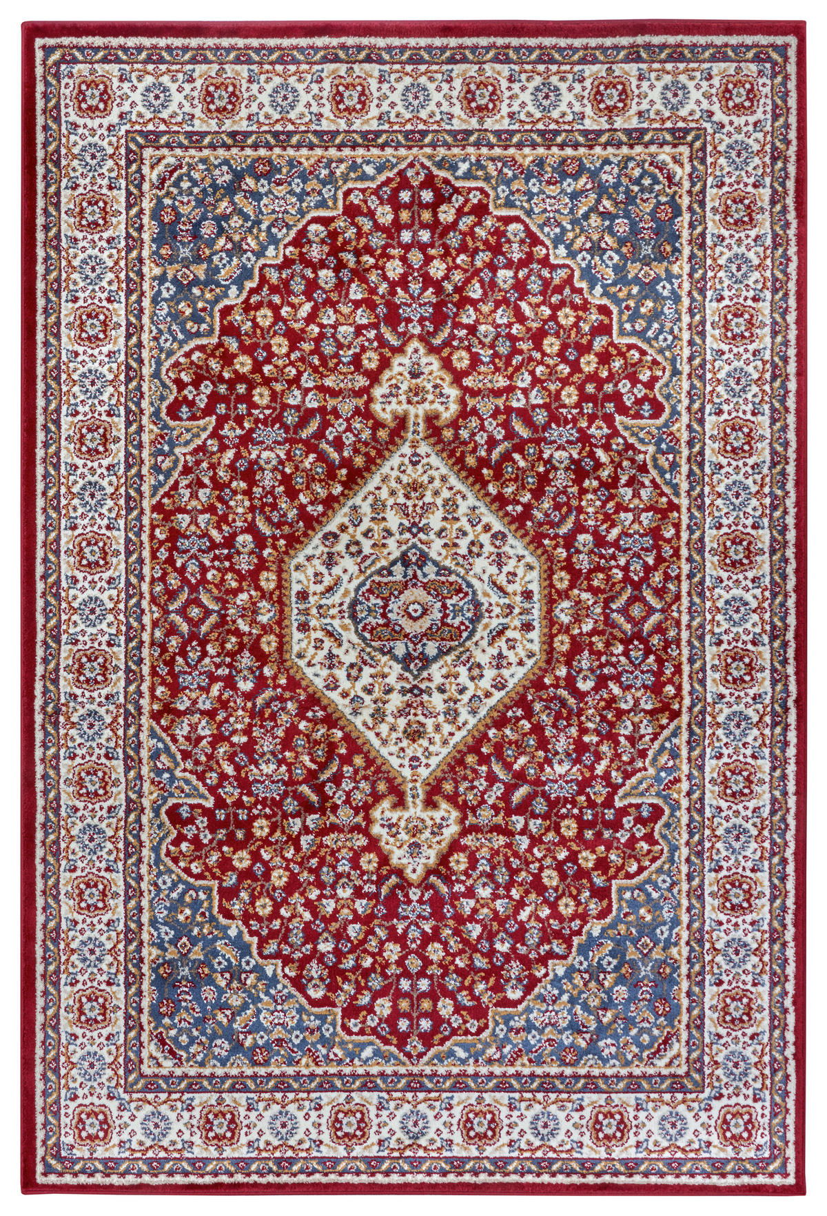 FLACHWEBETEPPICH 120/170 cm Luxor Multicolor, Rot  - Rot/Multicolor, Design, Kunststoff/Textil (120/170cm)