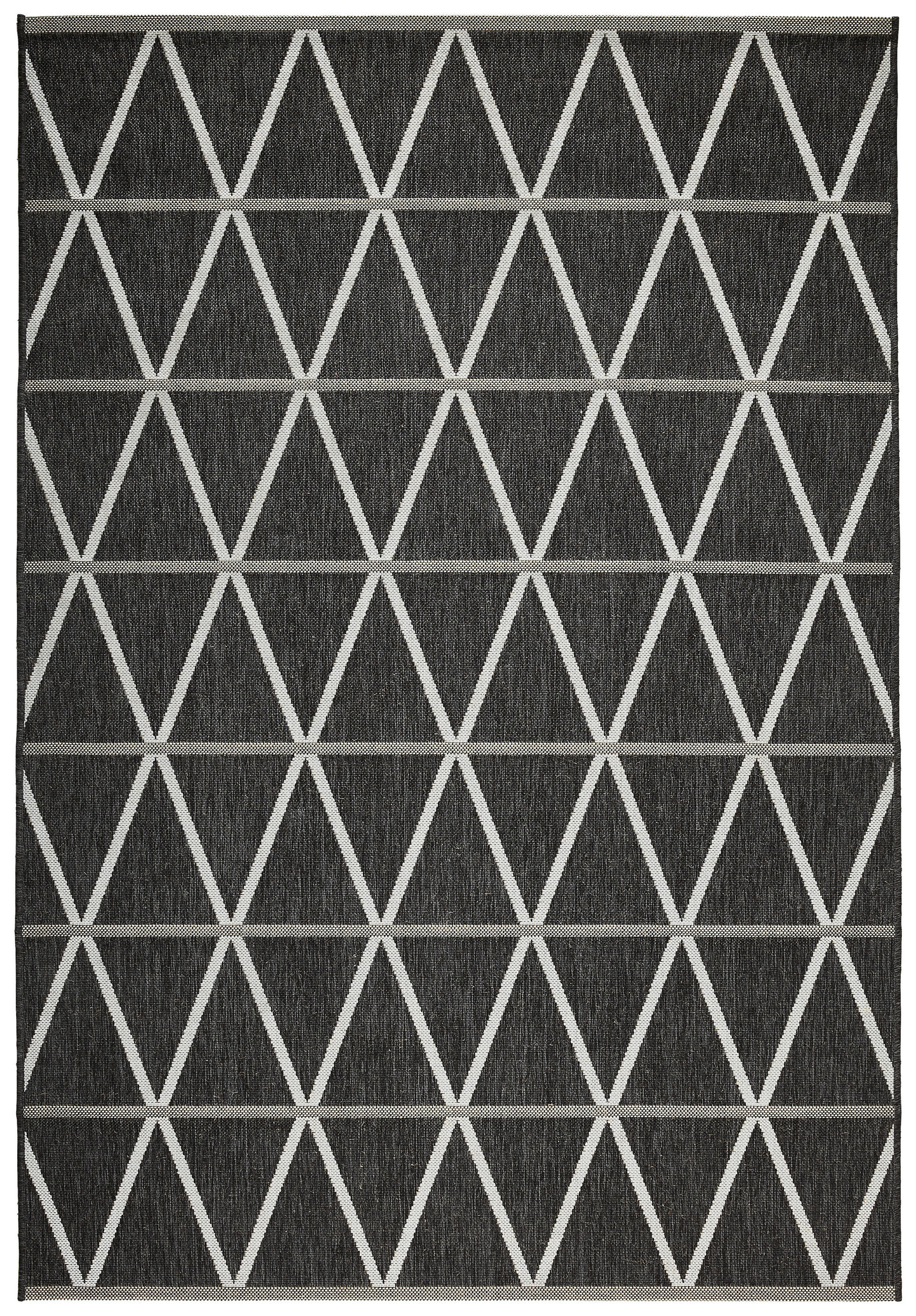TEPIH ZA UNUTAR./VANJ. UPORAB 120/170 cm   crna  Naturalle  - crna, Design, tekstil (120/170cm) - Novel