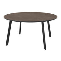 GARTENTISCH 160/160/75 cm Metall, Glas, Keramik rund  - Anthrazit, Design, Glas/Keramik (160/160/75cm) - Ambia Garden