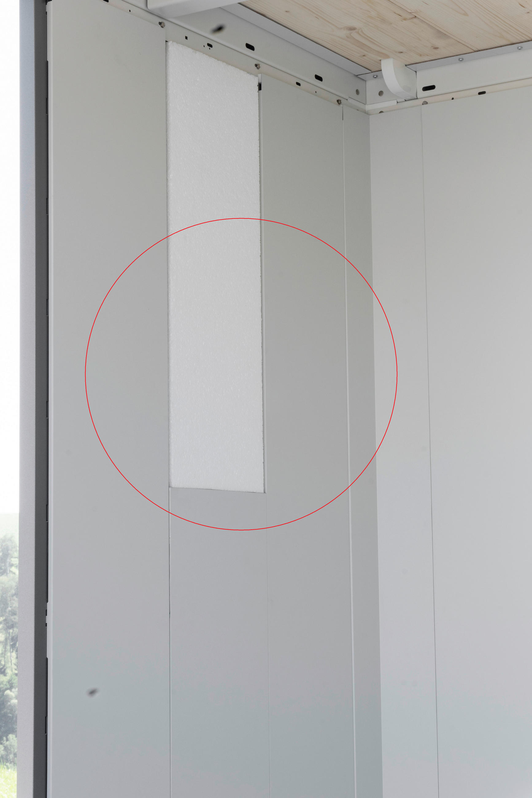ISOLIERUNG Kunststoff  - Weiß, Design, Kunststoff (25,5/200/4cm) - Biohort