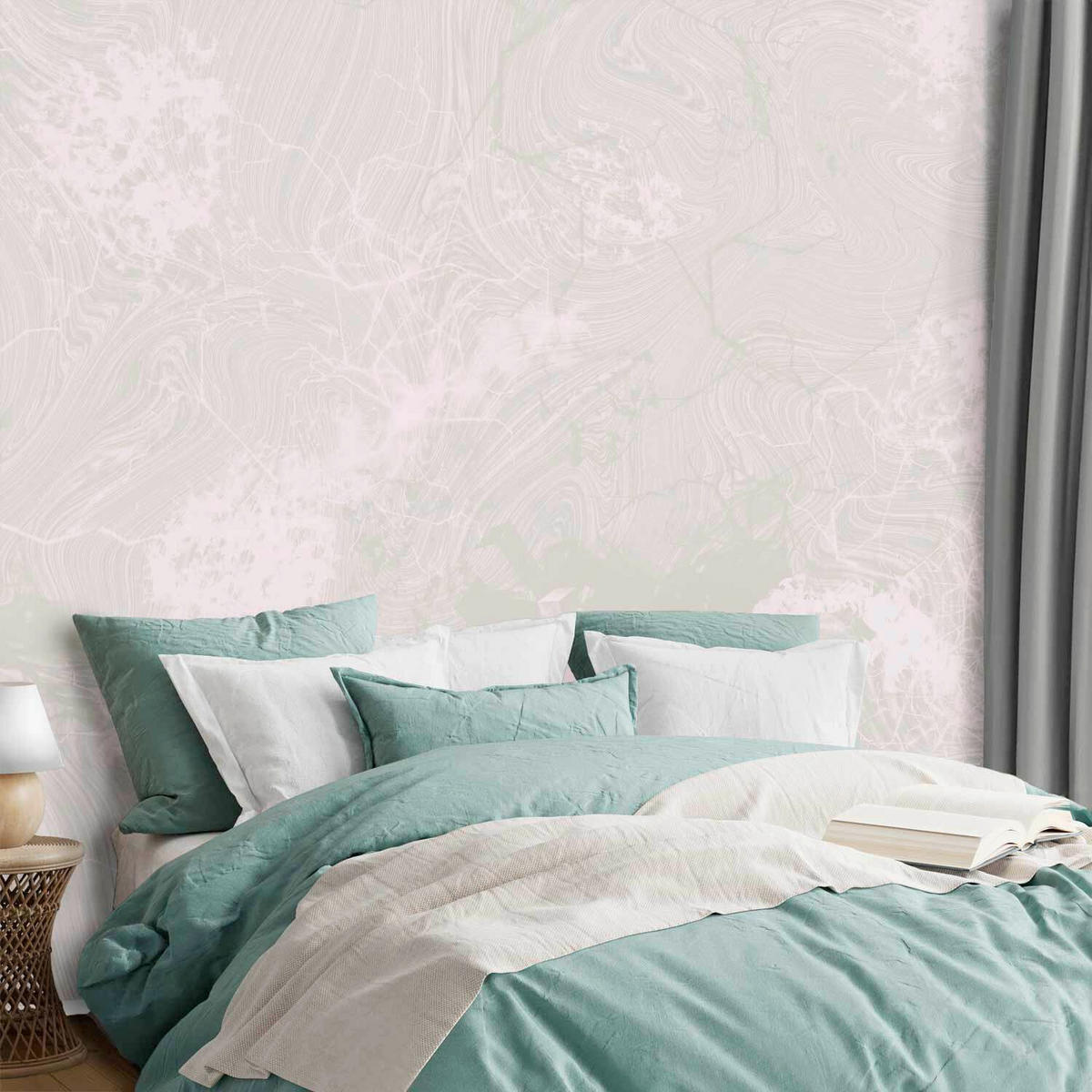 FOTOTAPET 300/210 cm  - ljusrosa, Lifestyle, textil (300/210cm) - artgeist