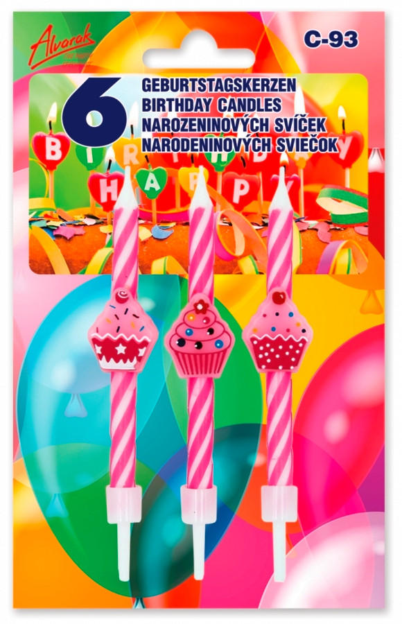 NARODENINOVÉ SVIEČKY - Basics (5/8cm)