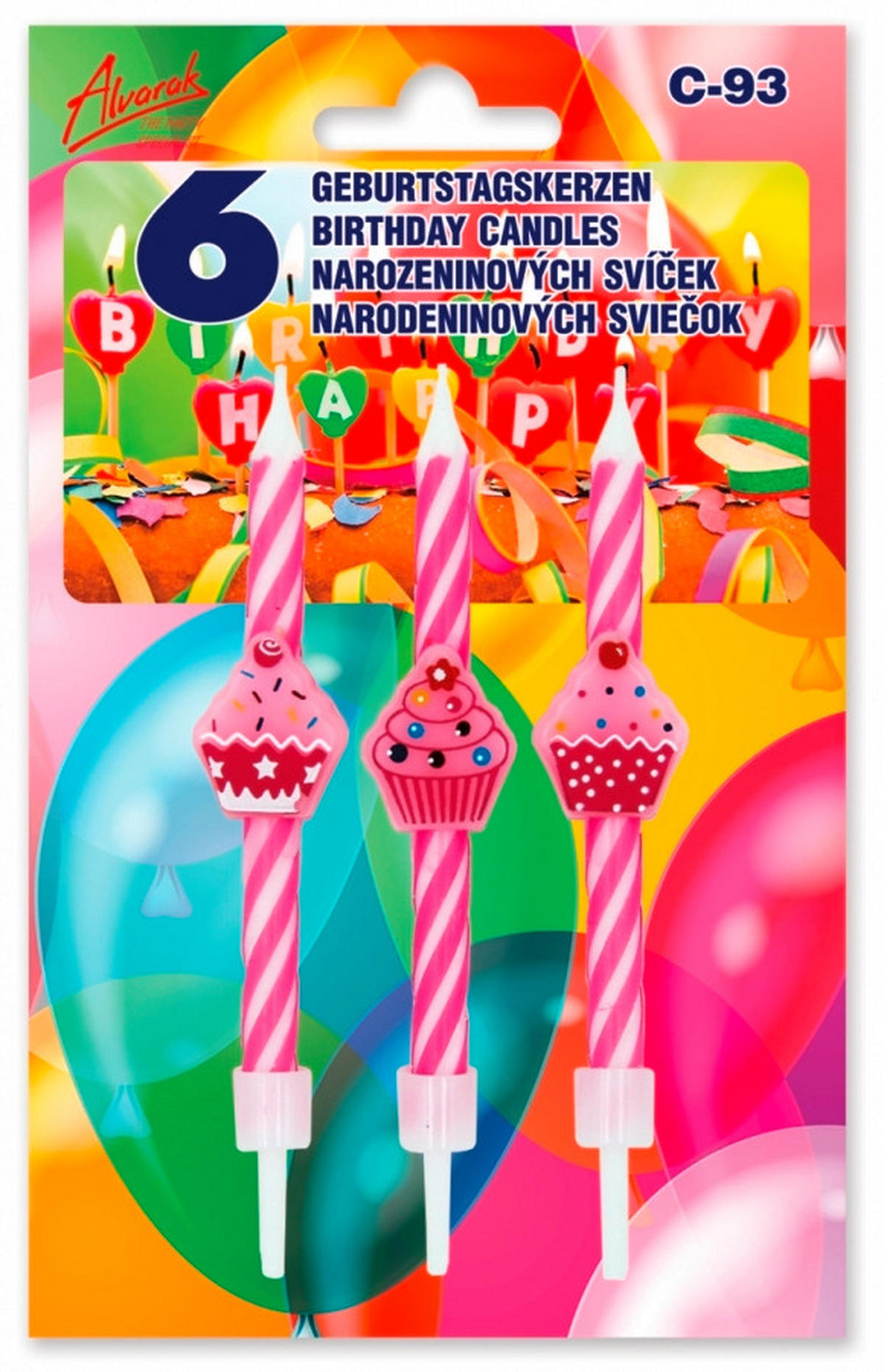 NARODENINOVÉ SVIEČKY - Basics (5/8cm)