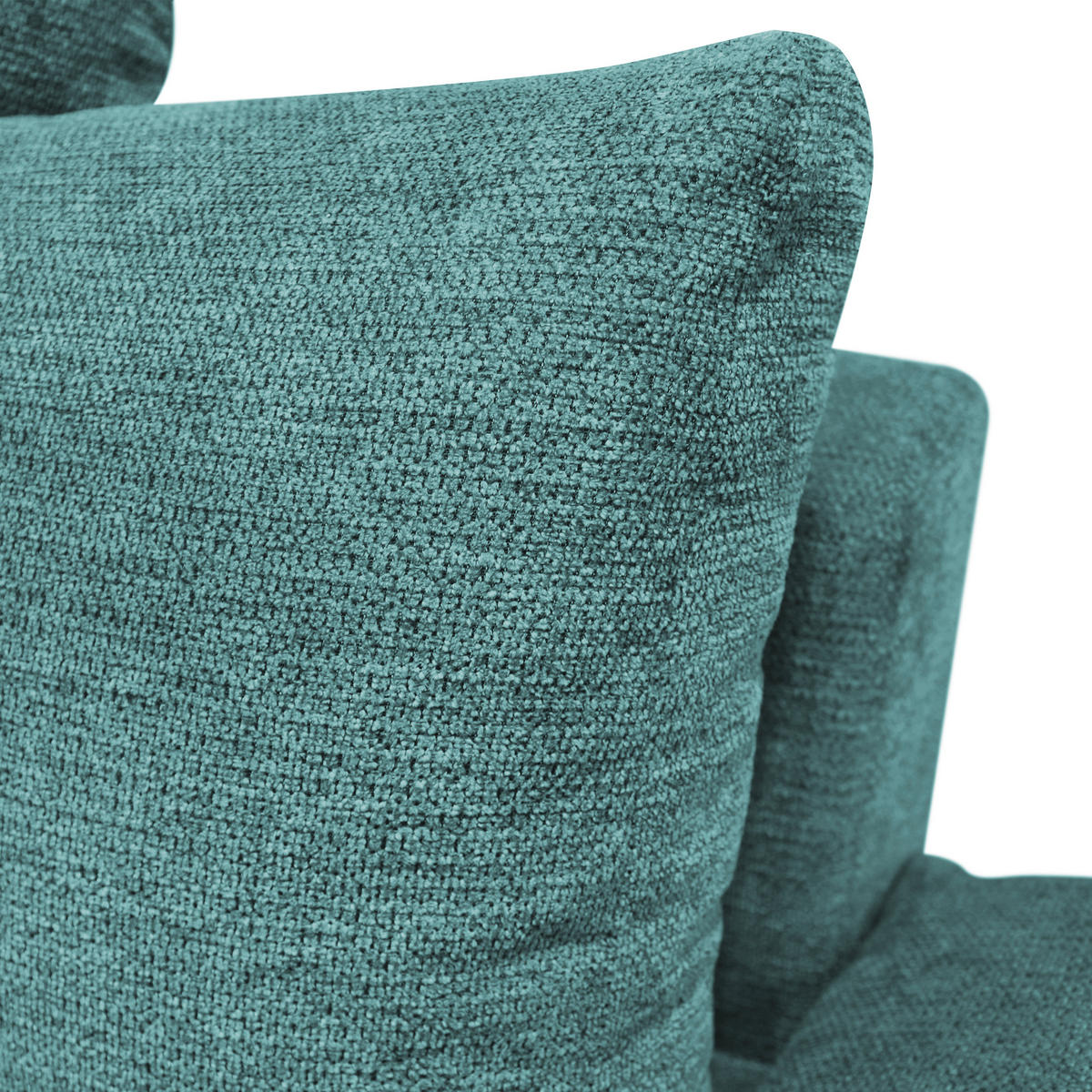 CloseUp von MID.YOU ECKSOFA Mintgrün Webstoff.