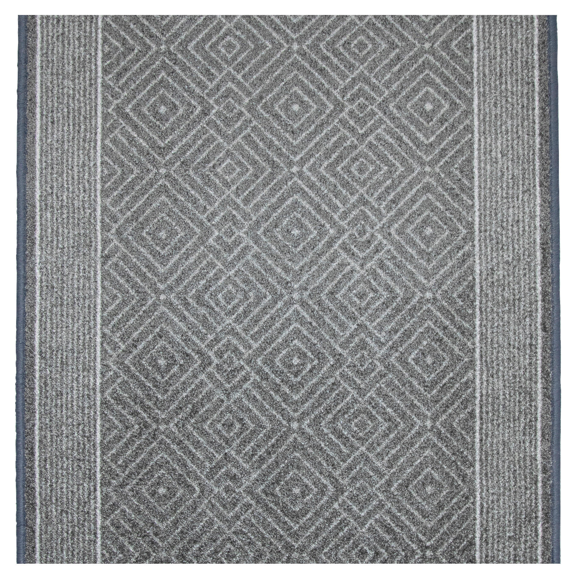 LÄUFER 67 cm Lund  - Grau, KONVENTIONELL, Kunststoff/Textil (67cm) - Esposa