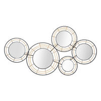 DEKORACE NA ZEĎ 111/59/9.5 cm  - Basics, kov/sklo (111/59/9.5cm)