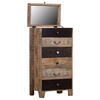 KOMMODE  in 60/120/42 cm  - Dunkelbraun/Braun, Design, Glas/Holz (60/120/42cm) - Landscape