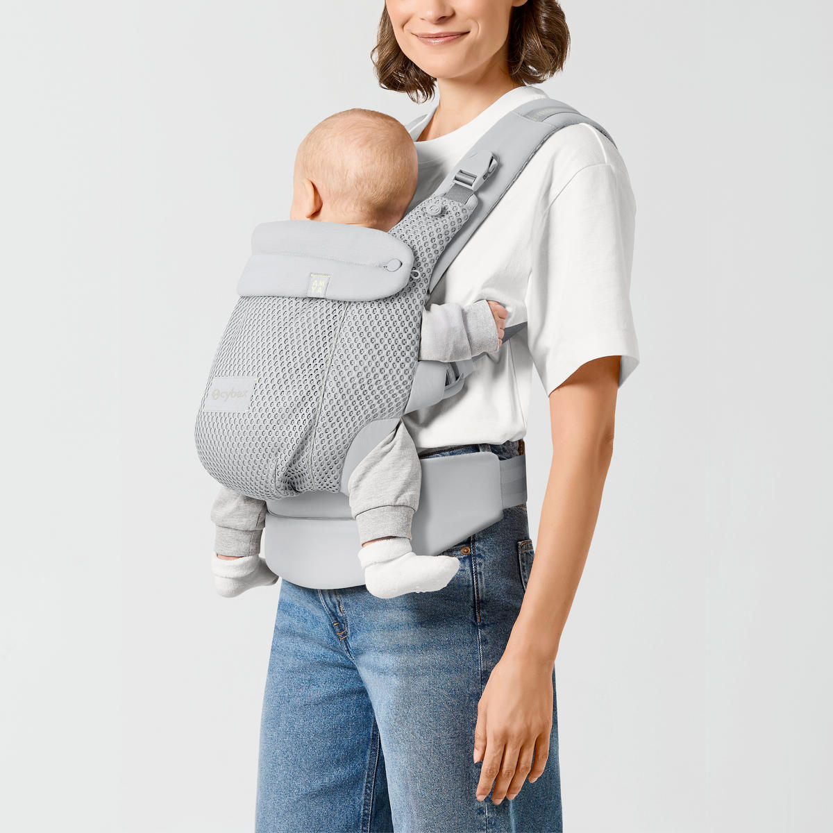 BABYTRAGE Amya  - Hellgrau, Basics, Textil (50/60cm) - Cybex