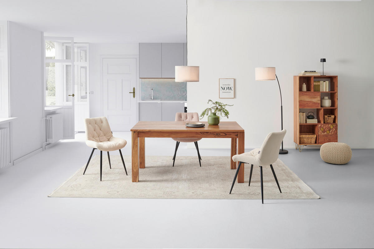 ESSTISCH in Holz  - couleur écru, Modern, bois (160/76/90cm) - MID.YOU