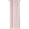 ZAVESA SA KARIKAMA ružičasta - ružičasta, Konvencionalno, tekstil (140/245cm) - Esposa